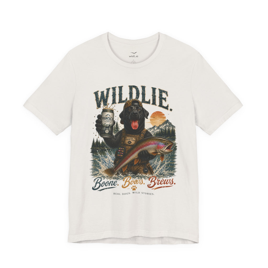Boone. Bows. Brews. | Black Lab Fly Fishing Tee