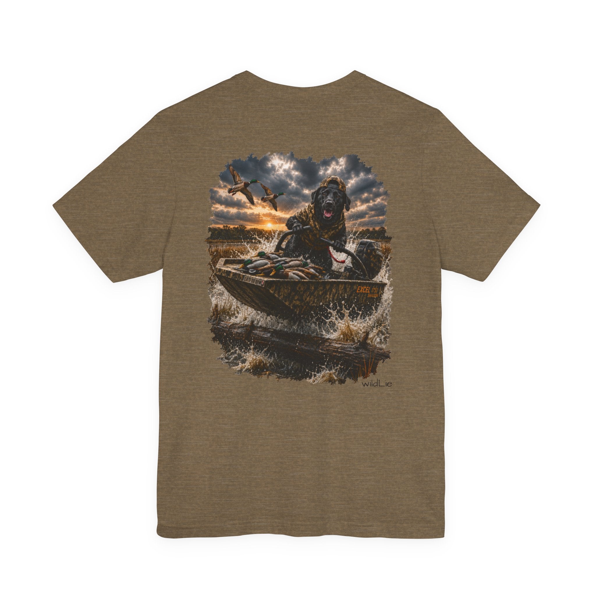 Benelli's Wake-Up Call | Black Lab Duck Hunting Tee