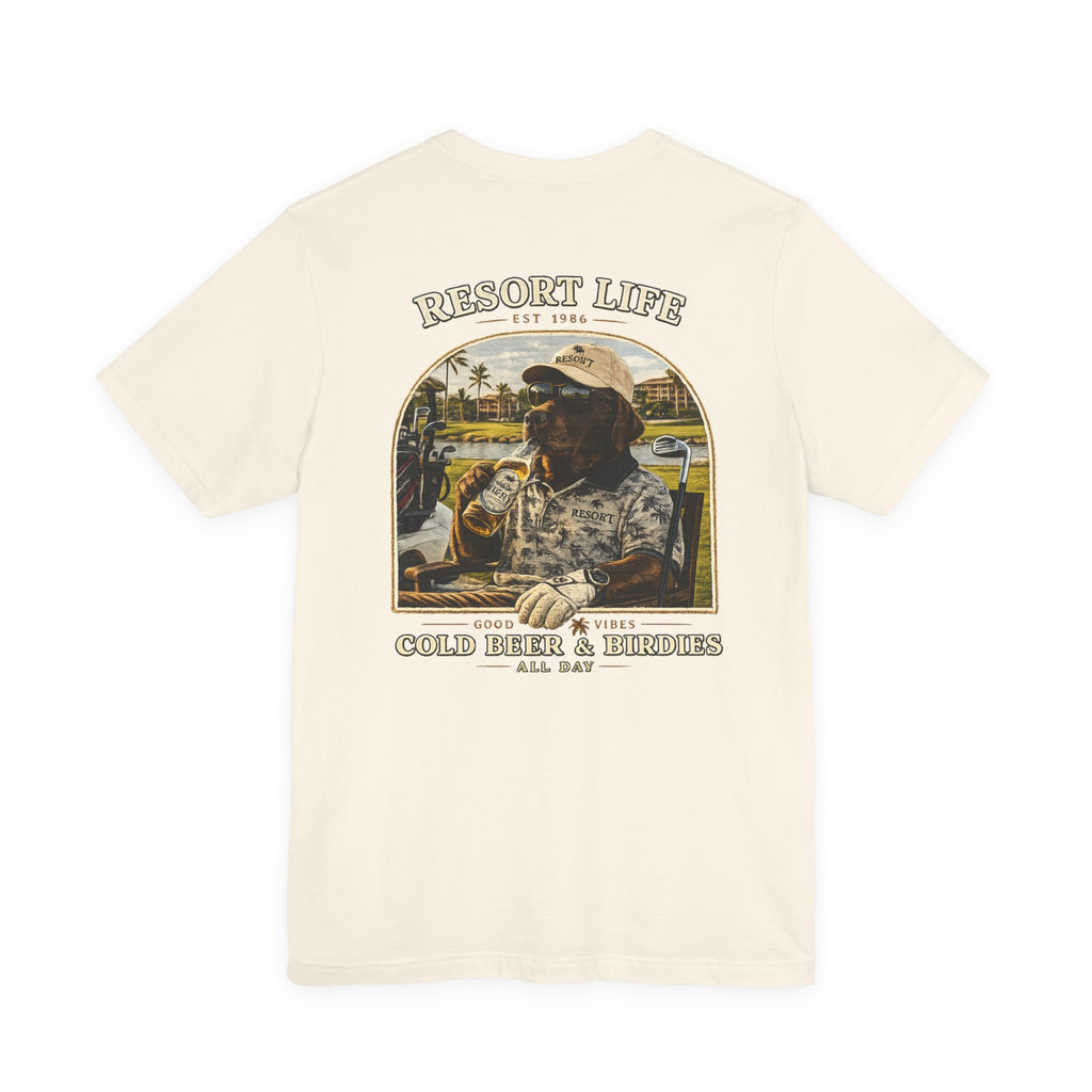Clubhouse Beau | Chocolate Lab Golf Tee