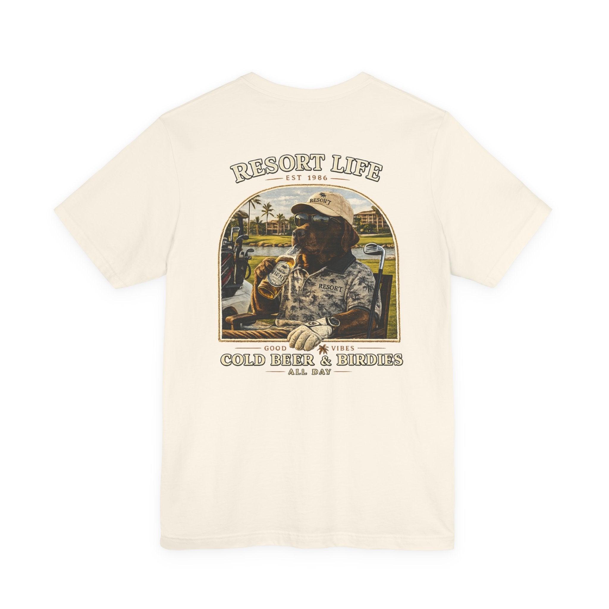 Clubhouse Beau | Chocolate Lab Golf Tee